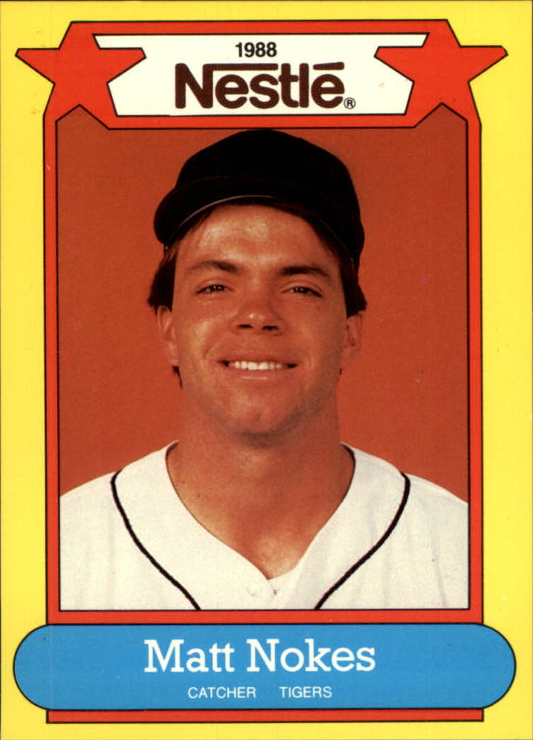 1988 Nestle Baseball Cards     041      Matt Nokes